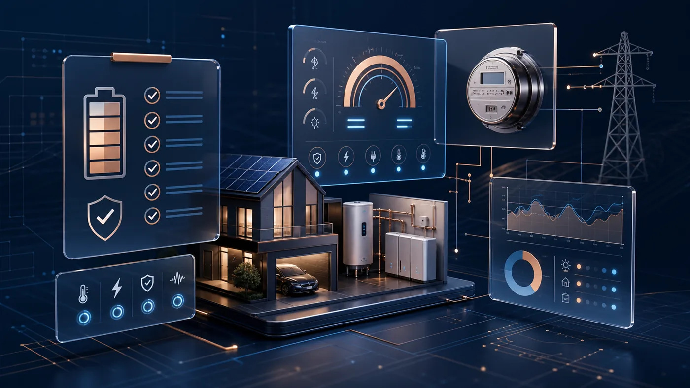 Energy offer verification dashboard illustration